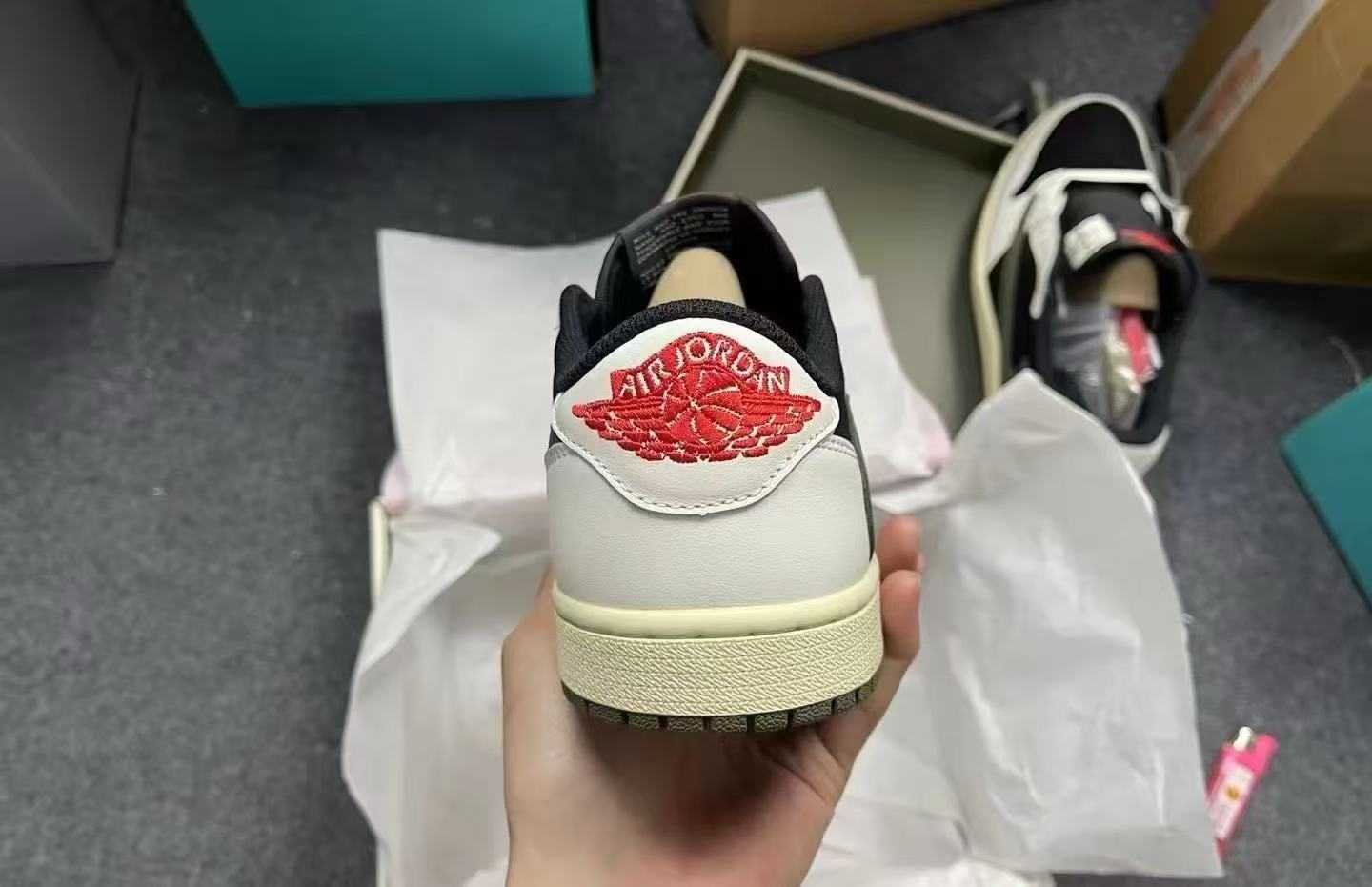 Jordan 1 Retro Low OG SP Travis Scott Olive R.41
