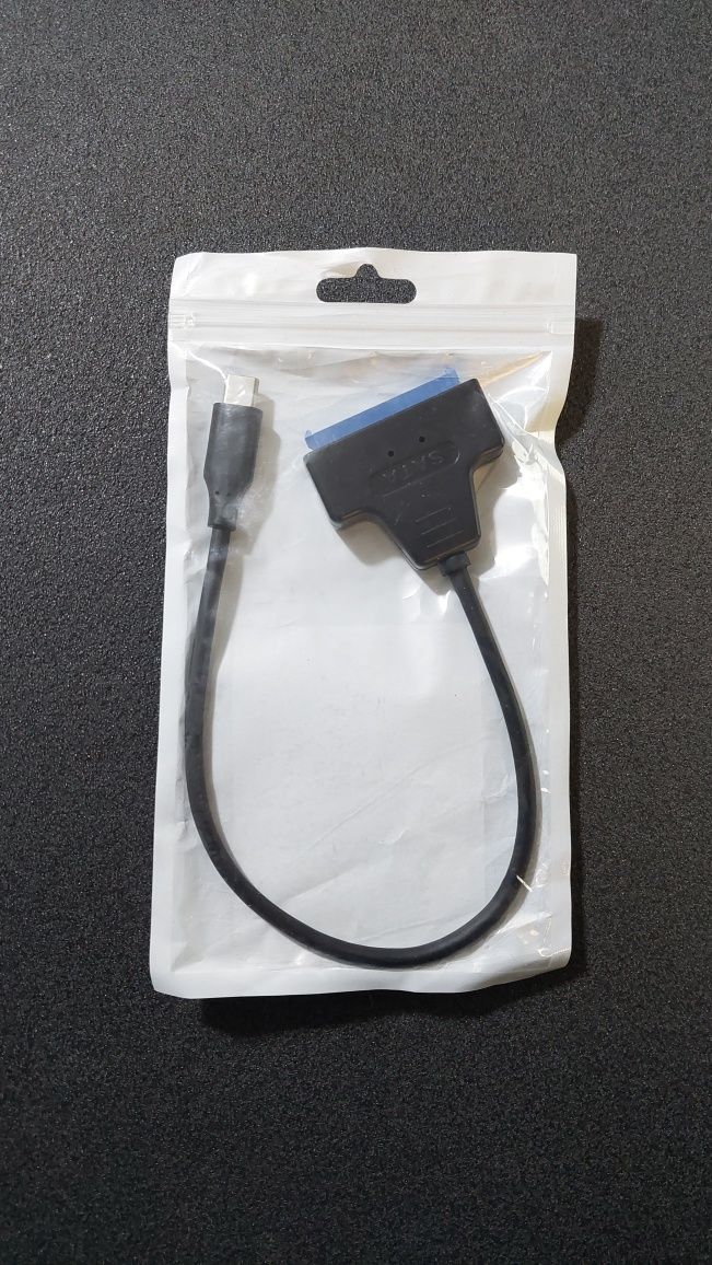 Cabo USB 3.0 Sata USB-C NOVO