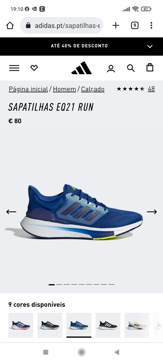 Sapatilhas adidas novas