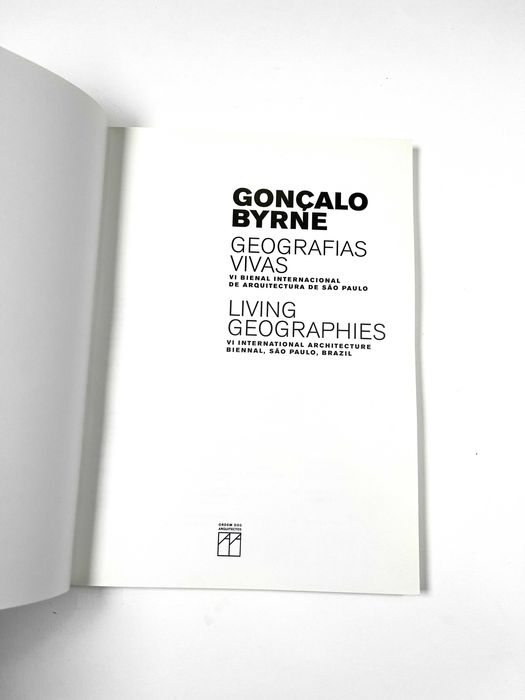 Geografias Vivas / Living Geographies Gonçalo Byrne 2006