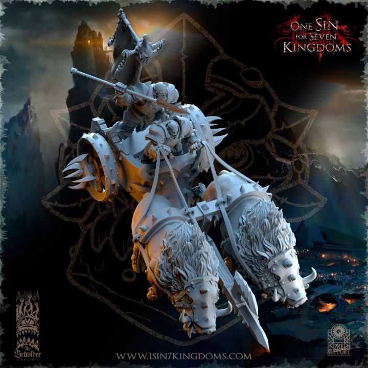 Nestah Orcs Beast Chariot - The Beholder Miniatures