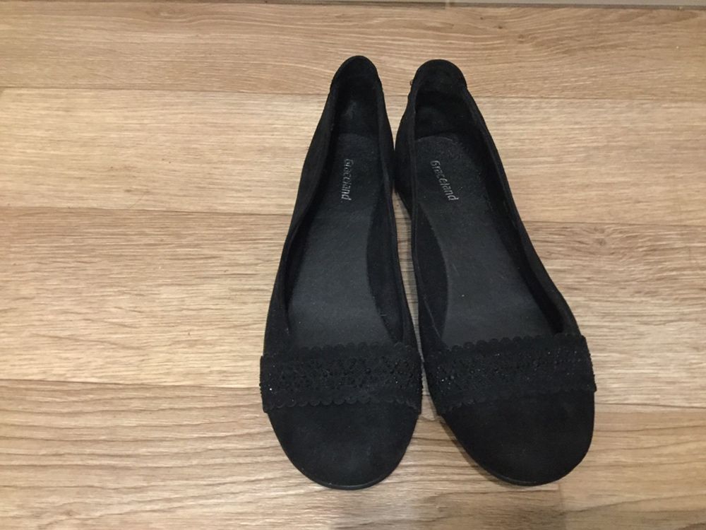 Черные туфельки Балетки Graceland р. 37, туфли