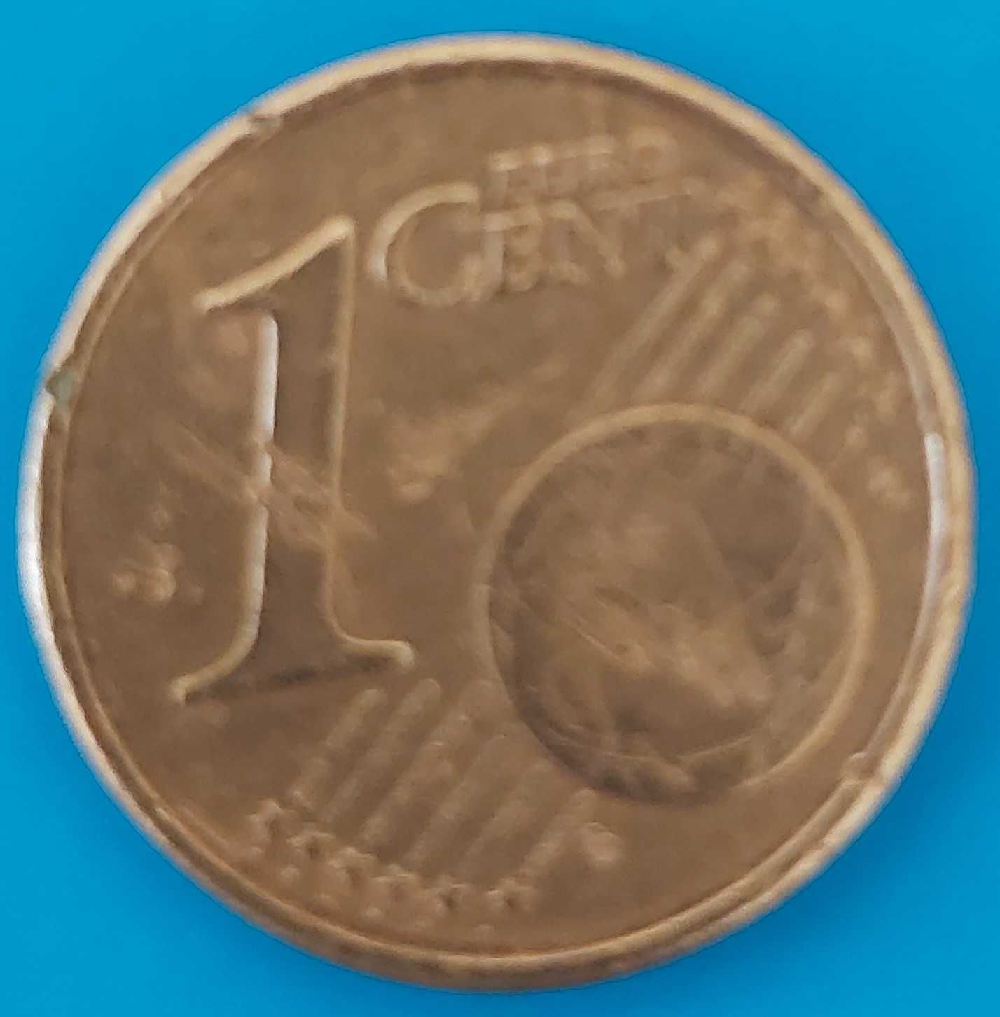 1 Cêntimo de 2002 letra J da Alemanha