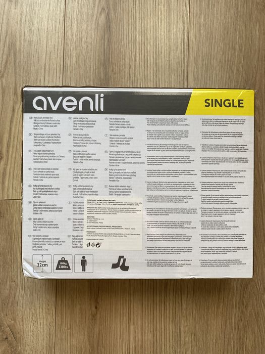 Materac Avenli 191x73x22cm pojedynczy