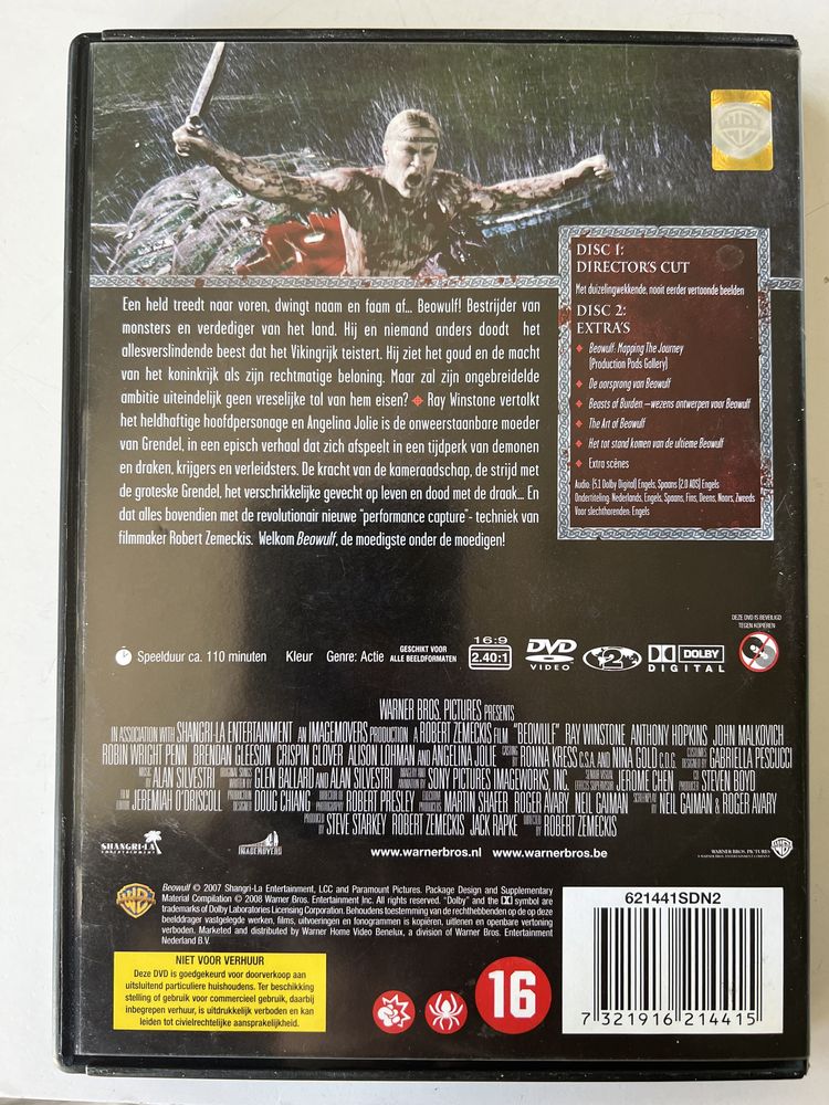 Beowulf na 2 płytach DVD bez PL