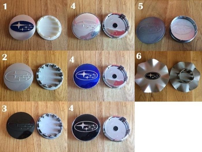 Колпачки (колпачок колпак) заглушки на литые диски Subaru Субару