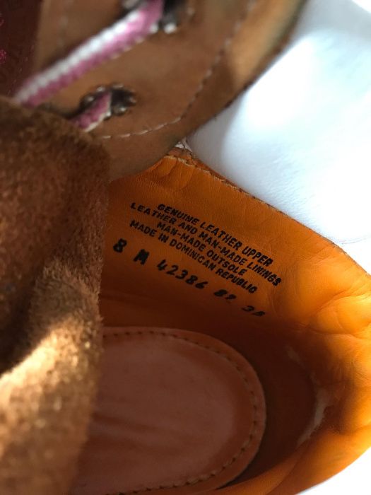 Personalizowane Oryginal Timberland 6INCH Botki z inicjałami MJ USA 38