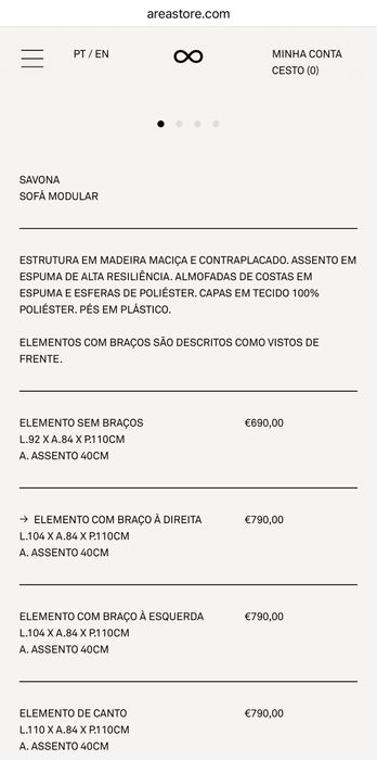 -35% Sofa AreaStore Modelo Savona Beige