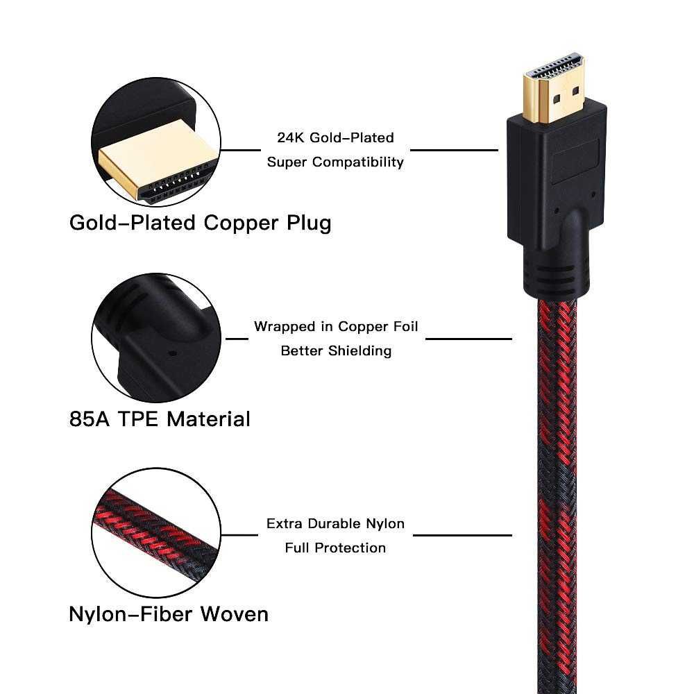 Kabel HDMI 5m High Speed 4K SPP738