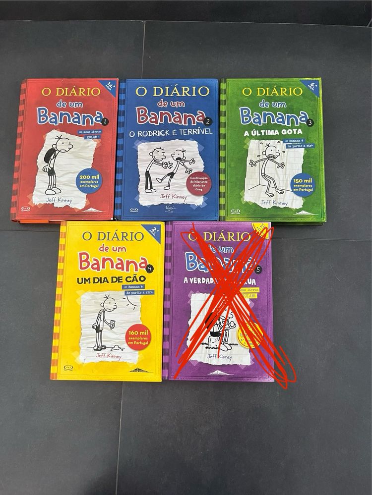 Coleçaão “o diário de um banana”