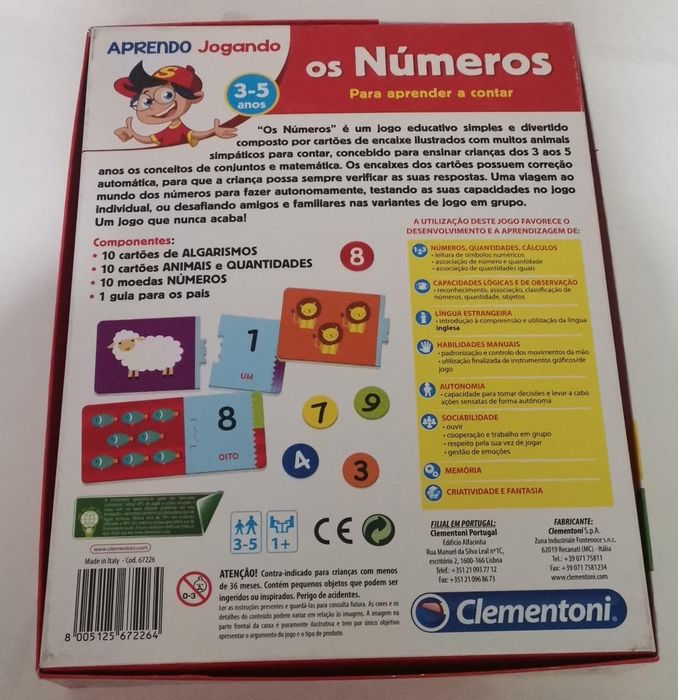 Jogo para aprender a contar.