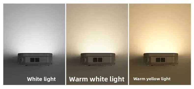 Акумуляторний LED ліхтар з сонячною панеллю, 3000 mAh