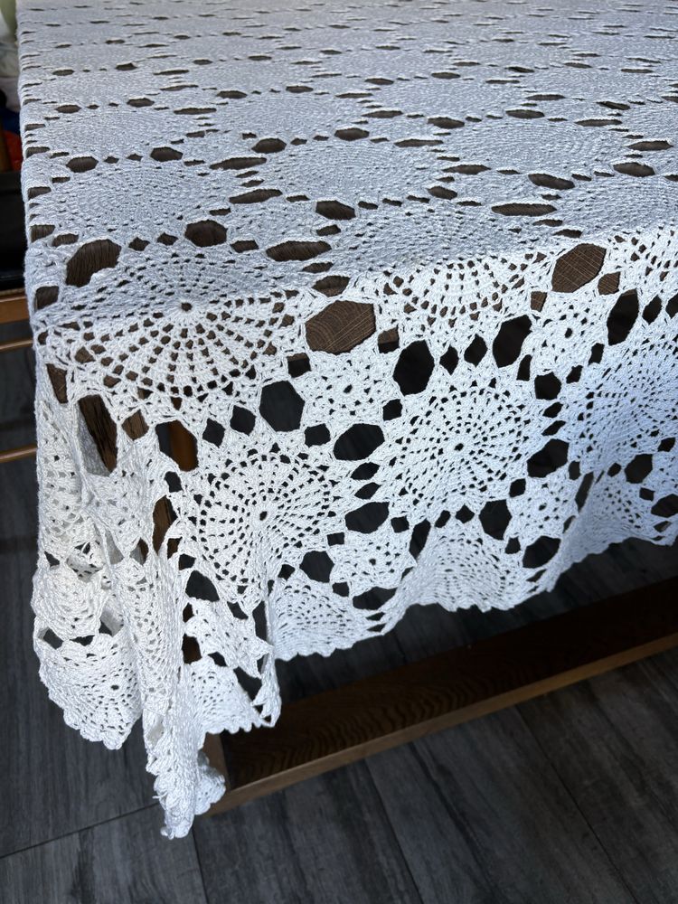 Toalha de mesa renda feita à mão 167 × 176