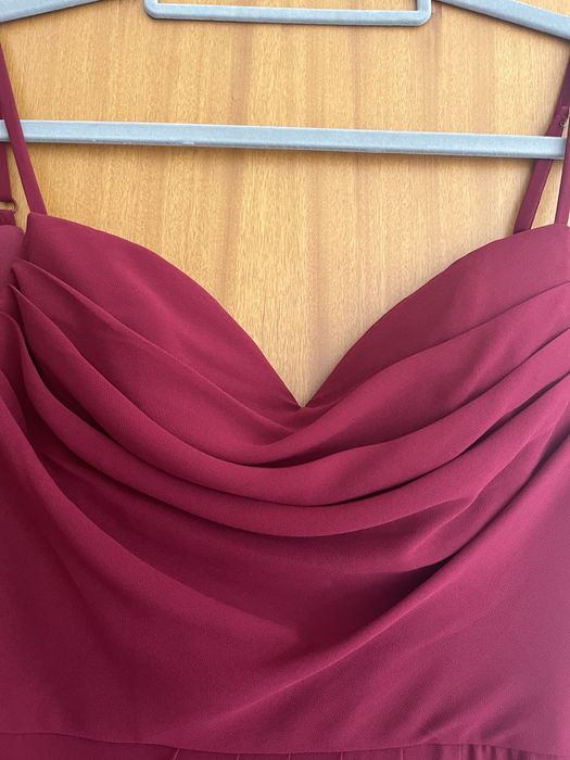 Vestido de cerimonia tam S bordeux, NOVO com etiqueta