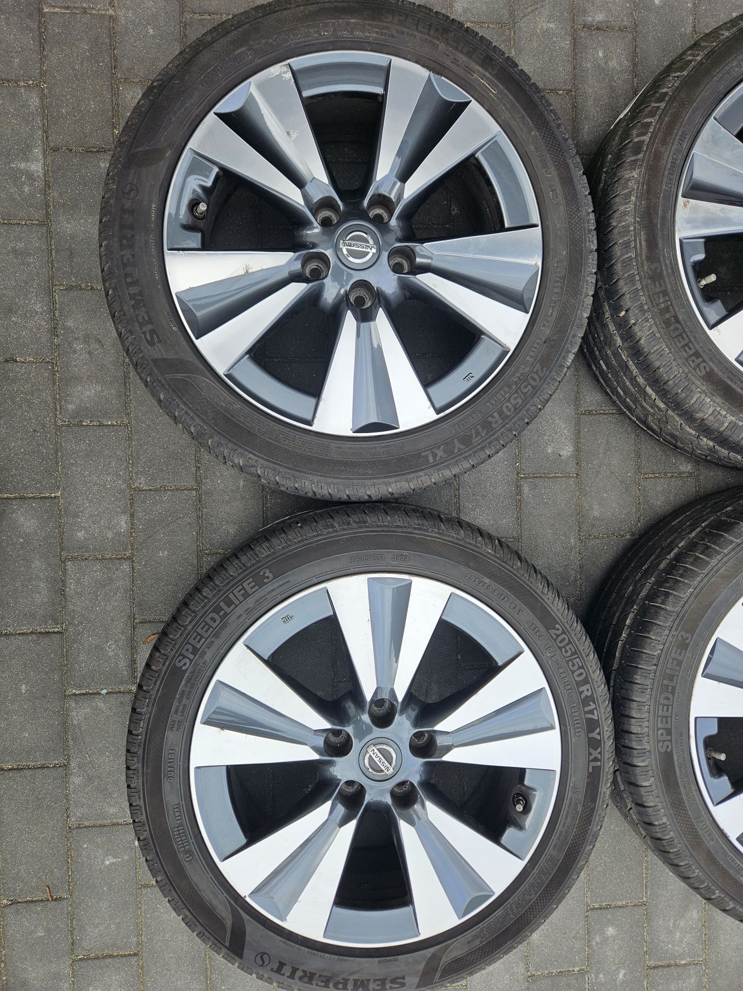 Alufelgi 17 Koła Nissan Pulsar 5x114.3 lato