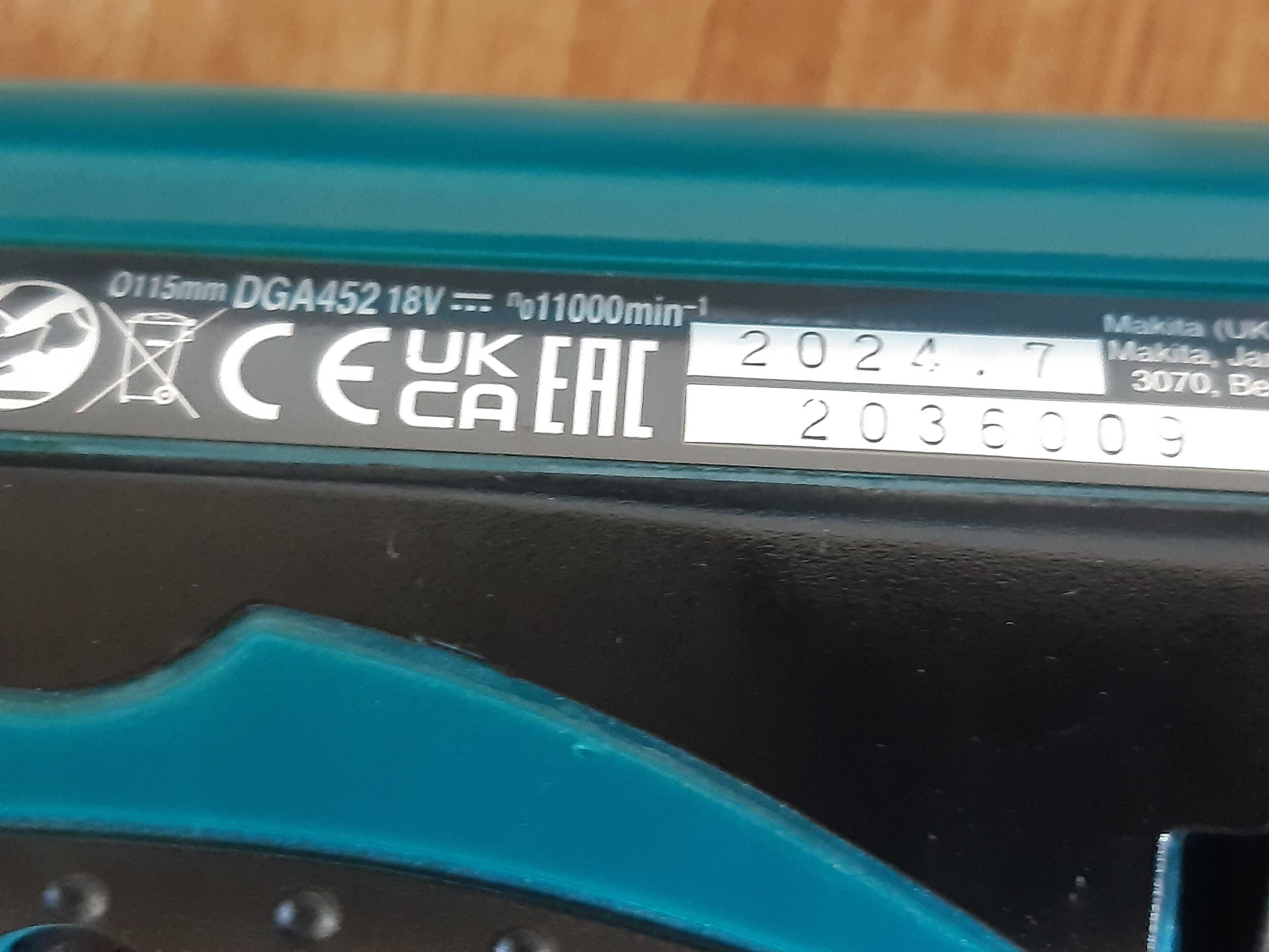 Makita DGA 18V szlifierka kątowa
