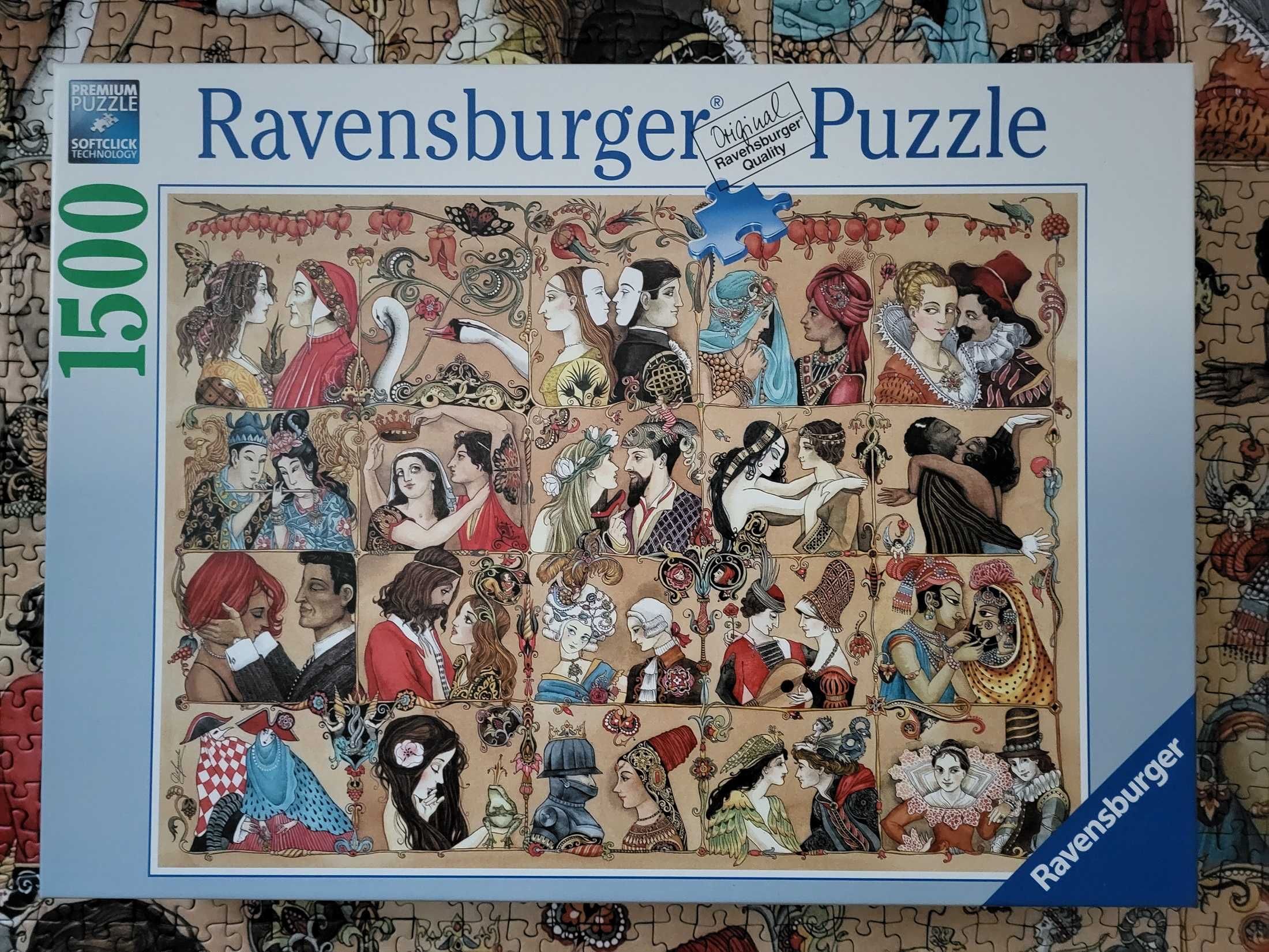 Puzzle Ravensburger 1500 Sveta Dorosheva - Love Through The Ages