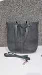 Torebka shopper zamszowa