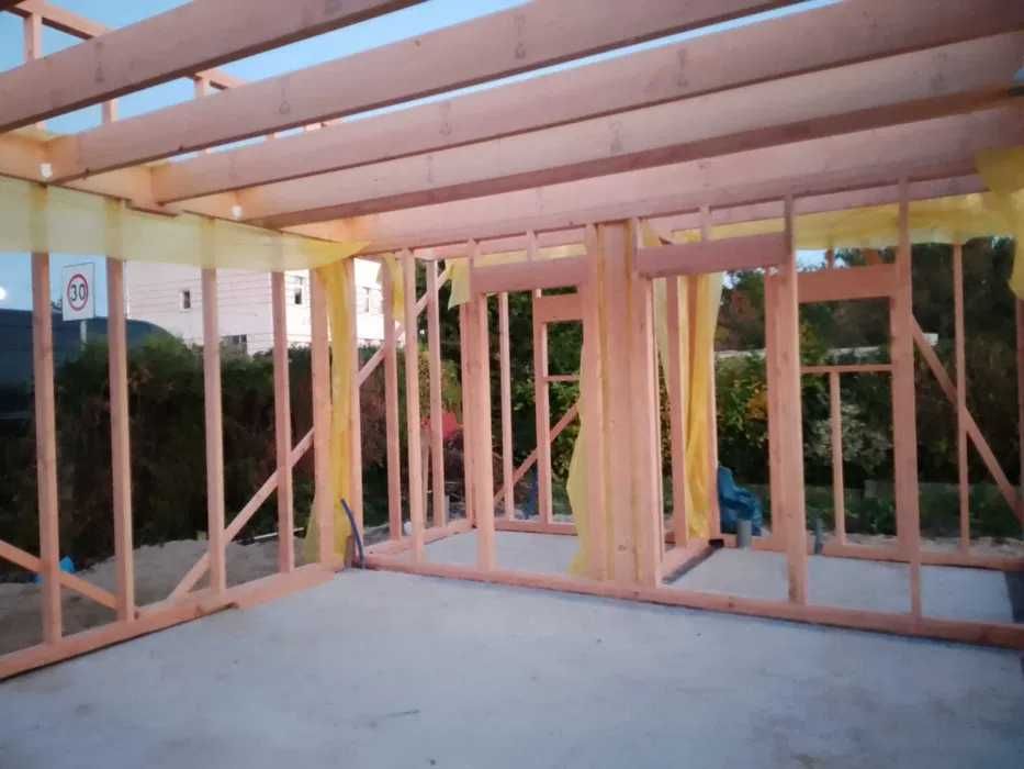 szkielet 35 m^2 i inne konstrukcje drewniane garaże, wiaty i inne