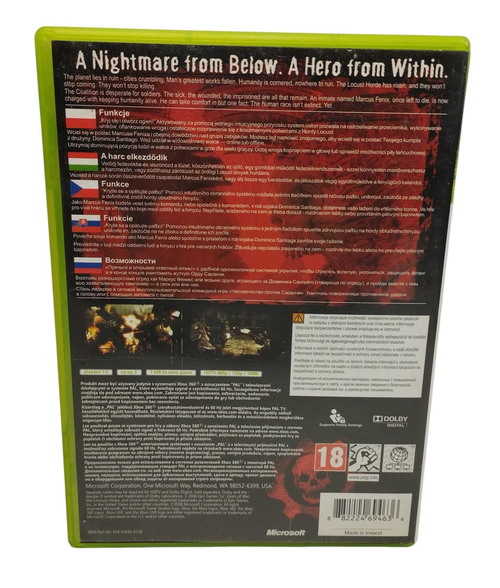 Gears Of War XBOX 360