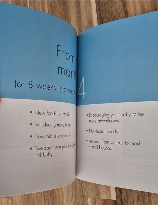 weaning, which foods to introduce and when