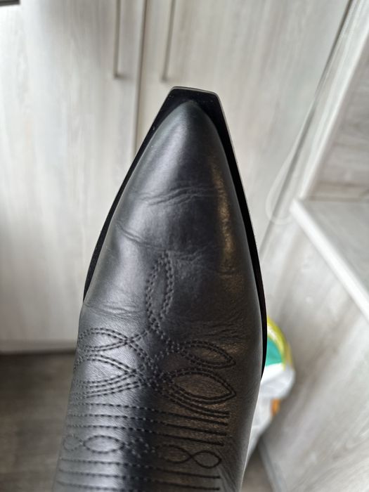 Ковбойки/козаки Zara, ід.стан, 39 р-р,шкіра