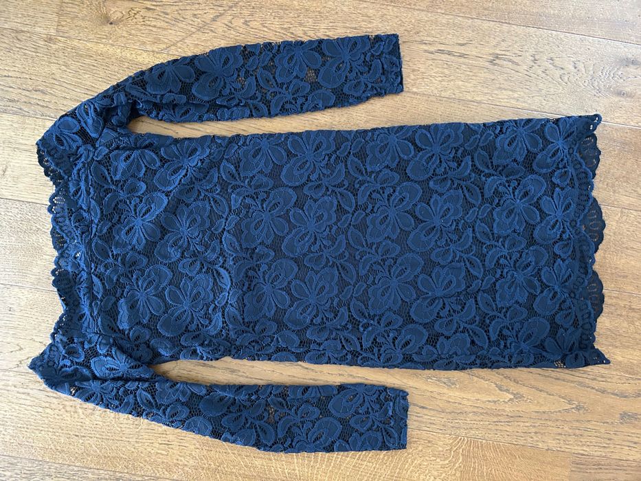 koronkowa sukienka mini h&m