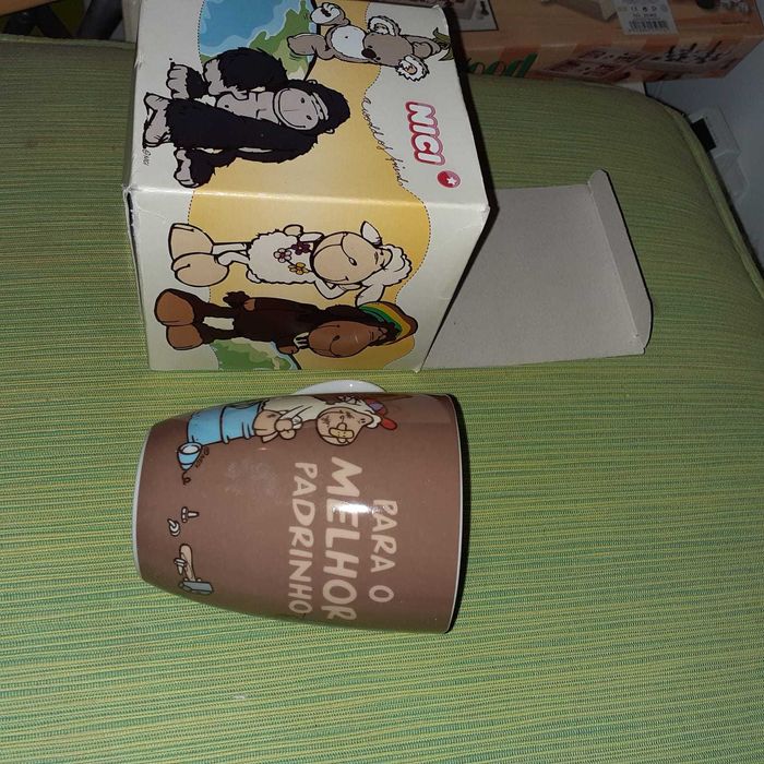 Caneca 'Para o melhor padrinho' - NICI com caixa