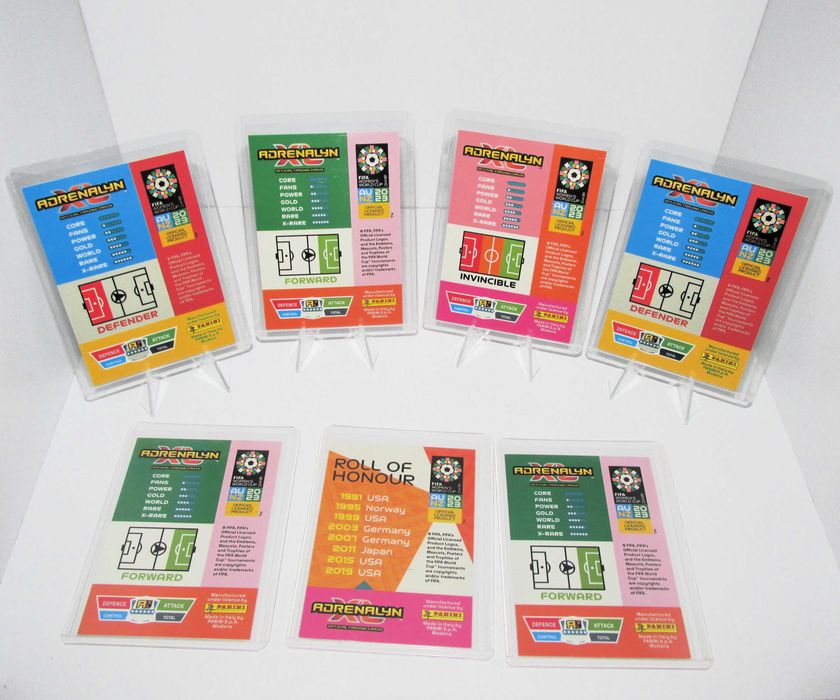 7 Cartas Fifa Women's World Cup Raras