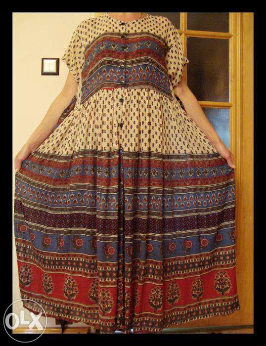 Przewiewna sukienka na upalne LATO roz.42 XL