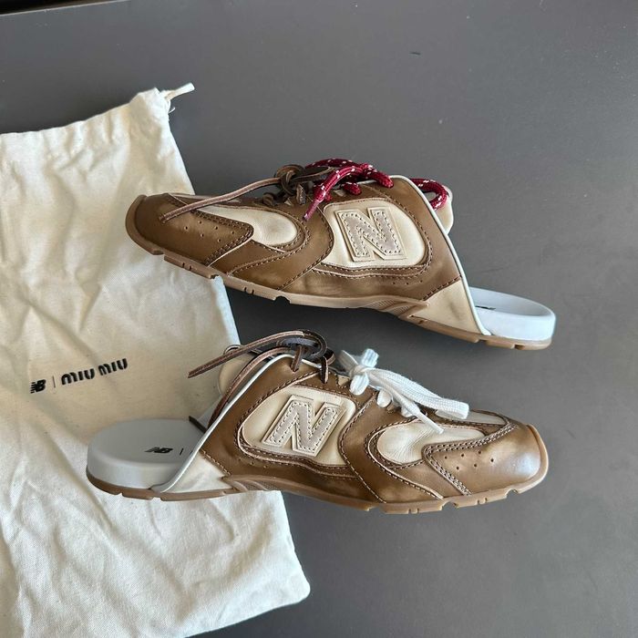 NewBalance_x_MiuMiu_530 SL Mule Brązowy 39