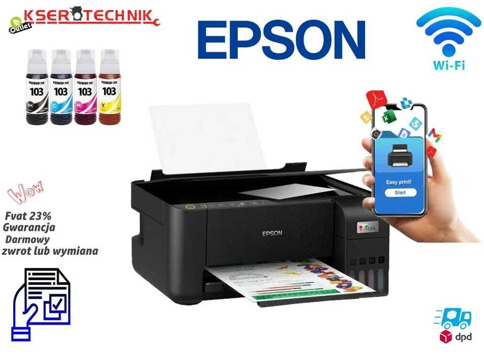 EPSON EcoTank L 3250 - drukarka atramentowa 3w1 /Łączność Wi-Fi /BIURO