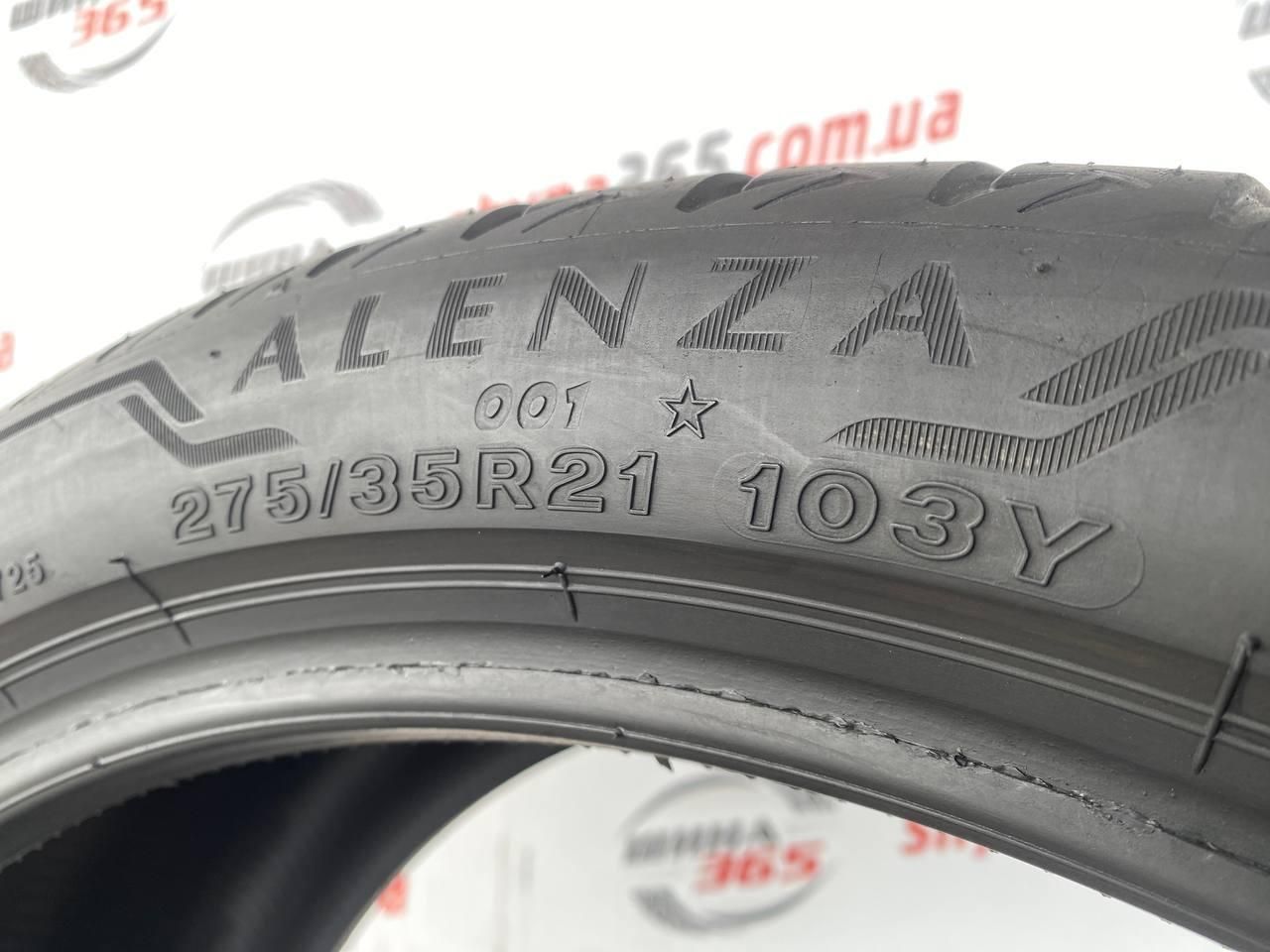 275/35 r21 bridgestone alenza 001 run flat 4mm шини бу