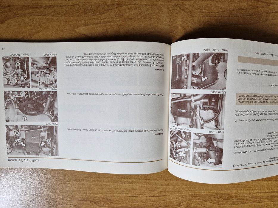 Książka instrukcja Fiat Uno