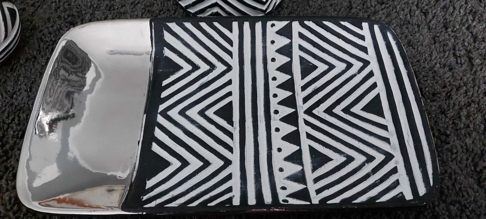 Decoração preta e branca