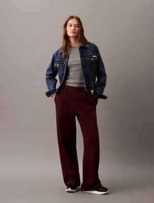 Жіночі штани Calvin Klein  Fleece Wide Leg Sweatpants xs