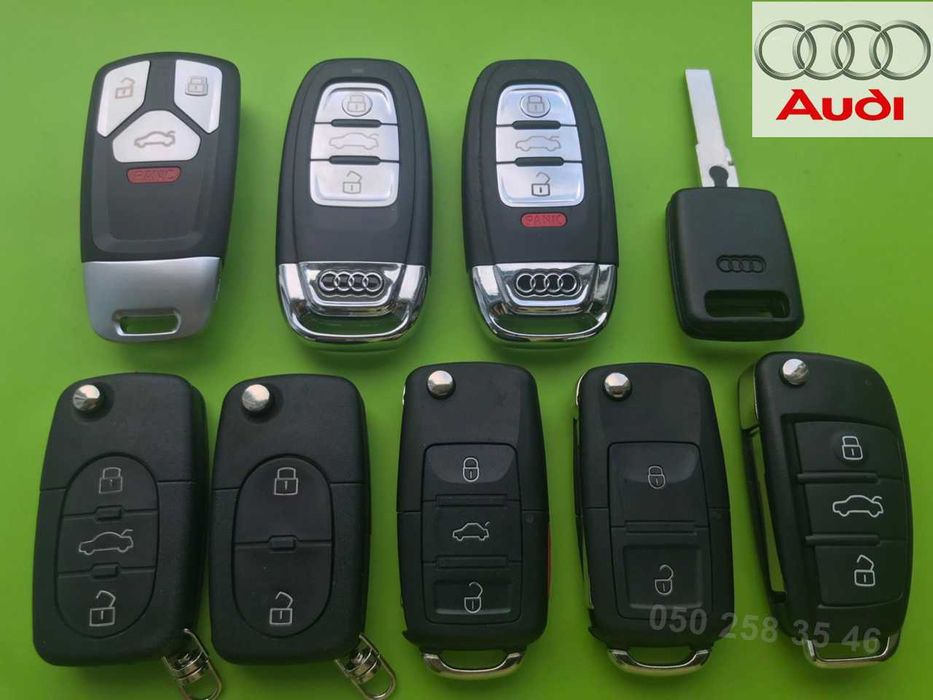 Audi Q3 A6 A5 A4 C5 C6 C7 A8 Q5 Q7 ключ в сборе (8-3) корпус