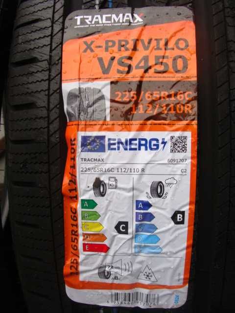NOWE 225/65 R16C Tracmax X-privilo VS450