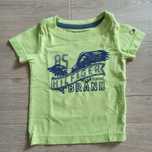 Zielona koszulka t-shirt z nadrukiem Tommy Hilfiger 3-6mies