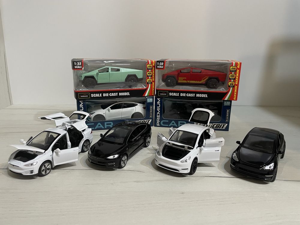 Нова машинка тесла Tesla Y S 3 кібертрак Cybertruck модель колекційна