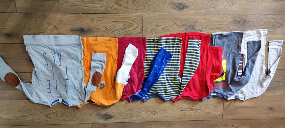 Bluzki chłopięce 116 z długimi rękawami 7 szt