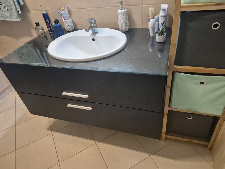 Móvel Casa de banho + Lavatório e Espelho