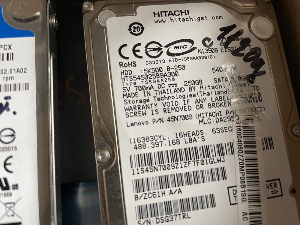 Жесткие диски HDD 2.5 для ноутбуков разные не дорого