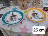 Pratos antigos em ceramica
