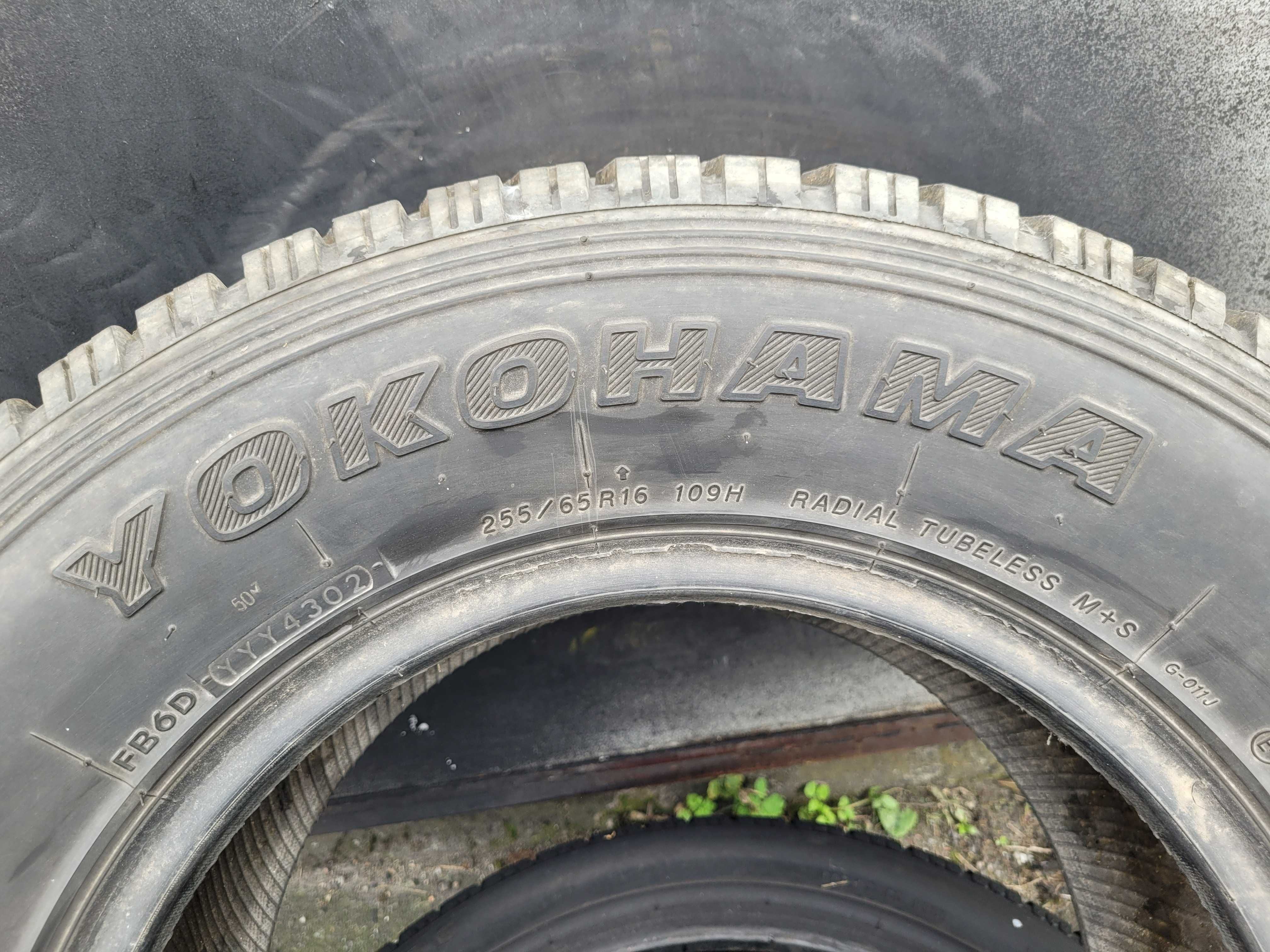 255/65/16 Yokohama Geolandar A/T + I  8,5mm ZAPAS 1szt