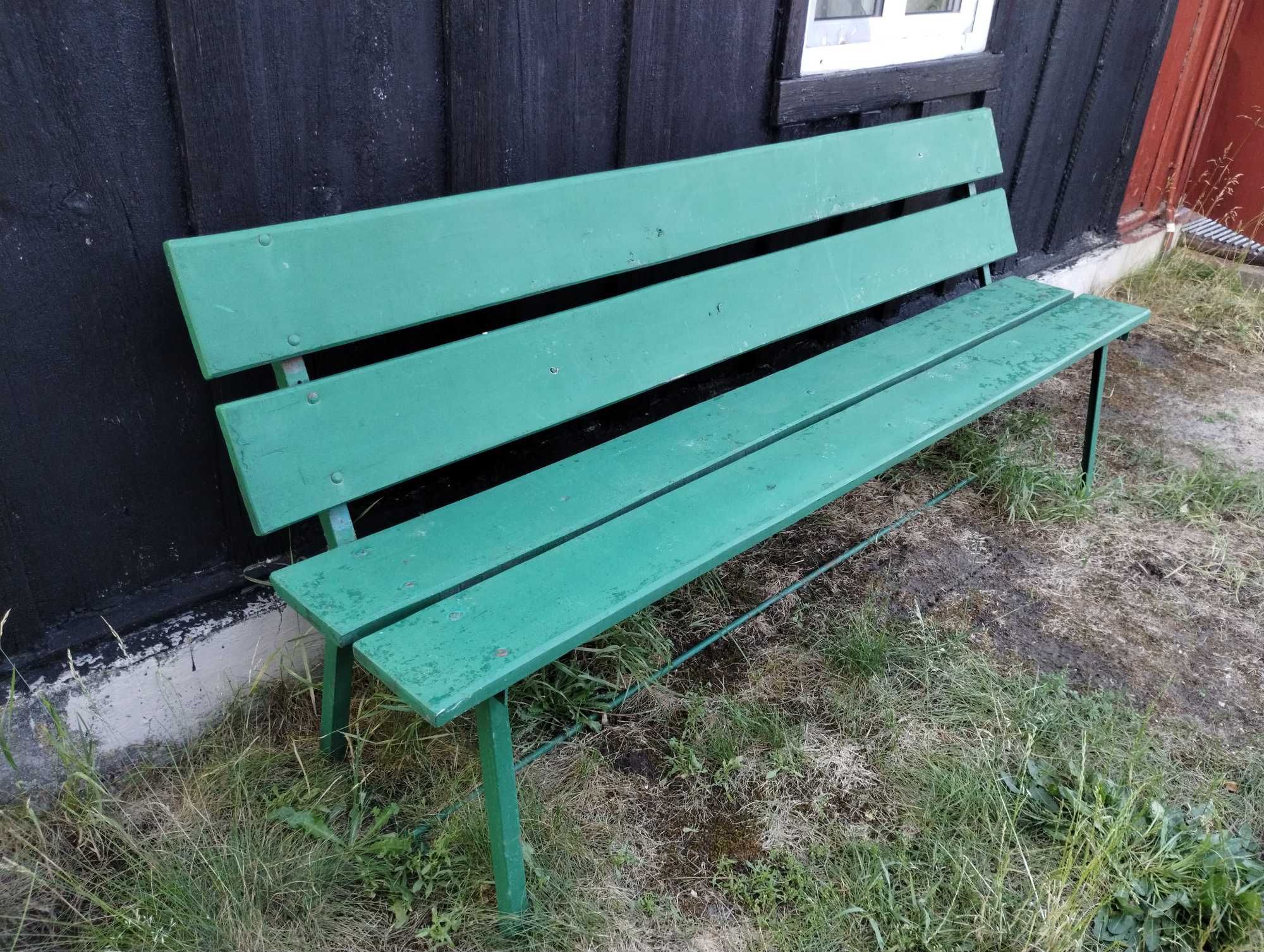 Ławka ogrodowa z lat PRL