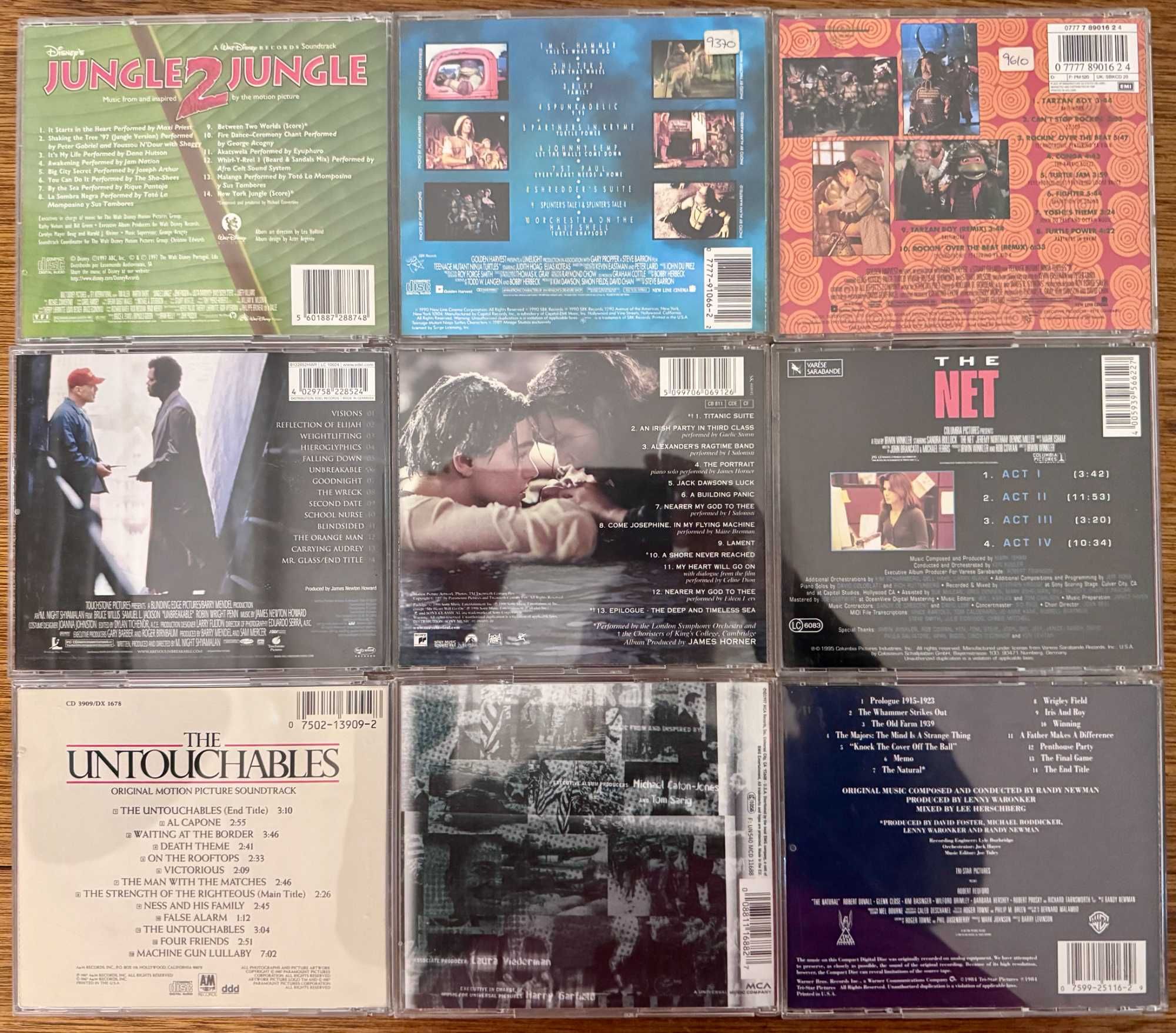 9 CDs - Bandas Sonoras - Pack 2