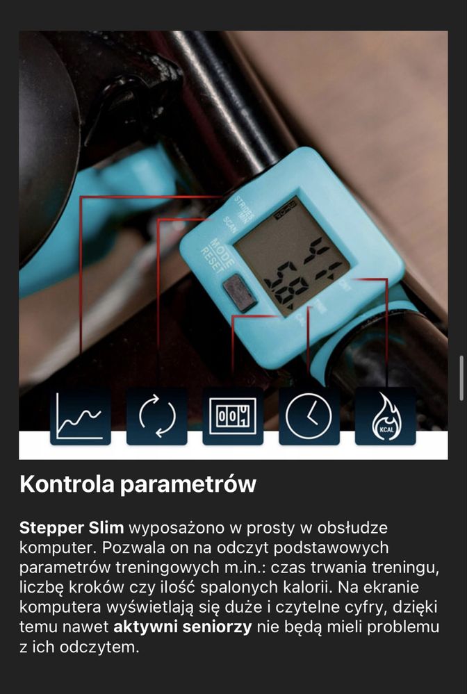 Stepper treningowy skrętny
