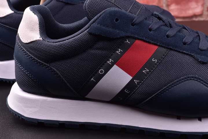 Buty Tommy Hilfiger Retro Leather Runner (EM0EM01081) - 44 WYSYŁKA 24H