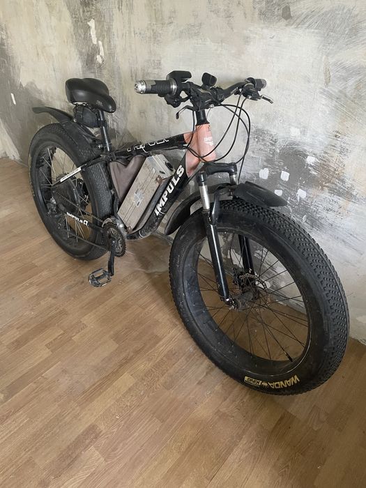 Fat Bike электрофэтбайк 26 электро велосипед + тяга фэтбайк